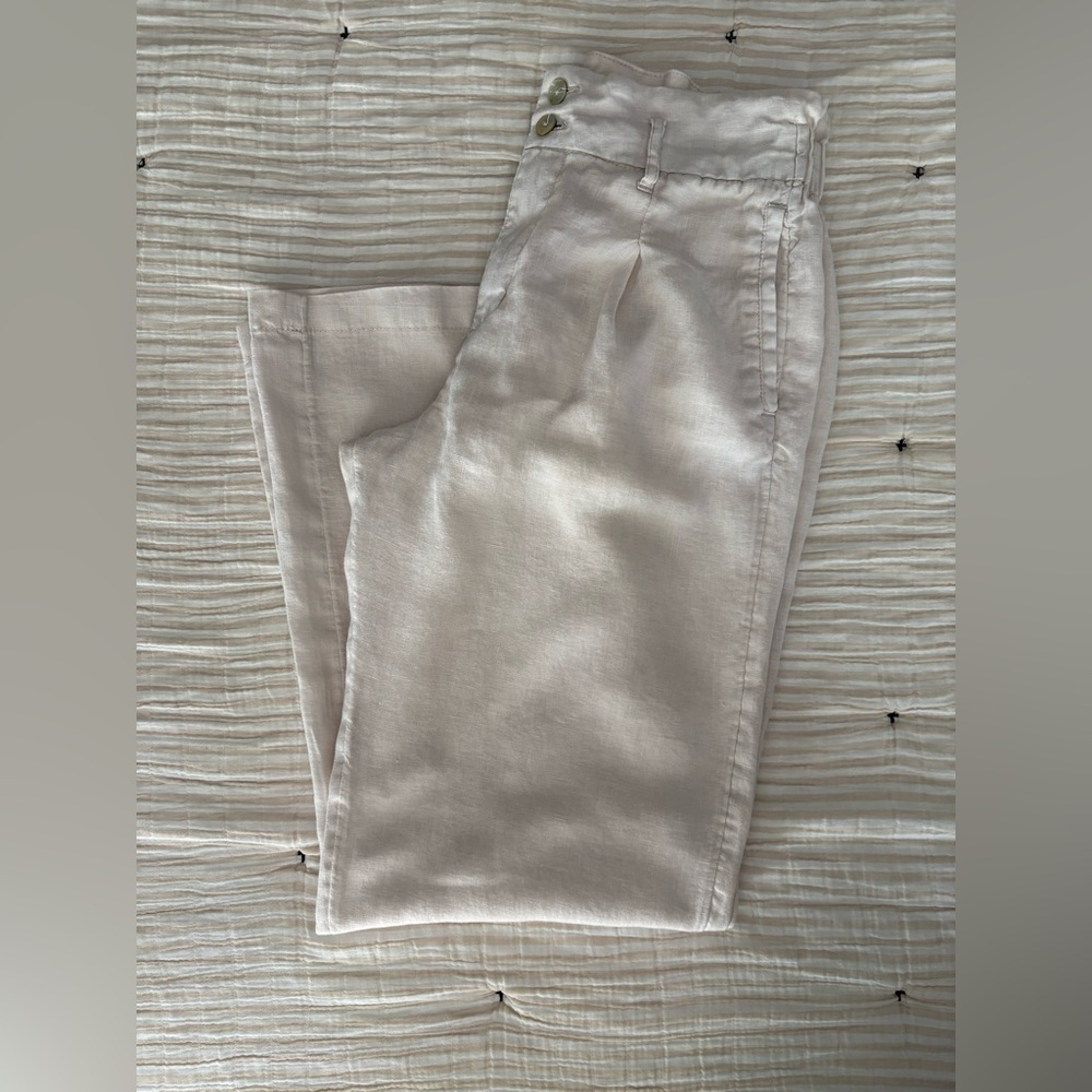 Halston 100% Linen Pants